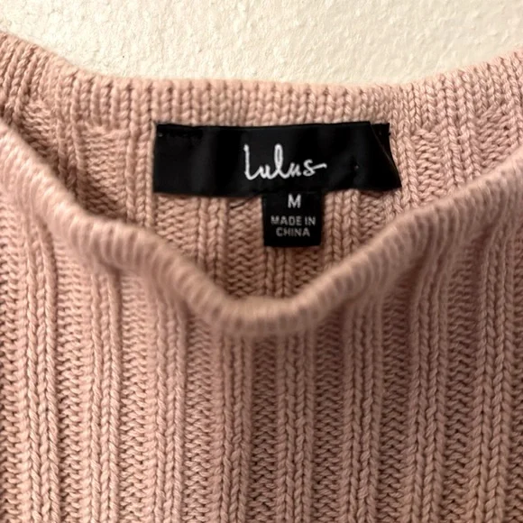 Lulu’s Point for Me Pointelle Knit Tank Top Size M - Picture 5 of 7